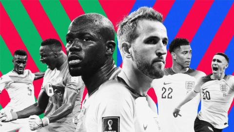 England v Senegal graphic