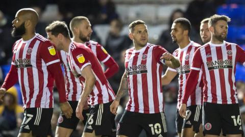 Sheffield United celebrate