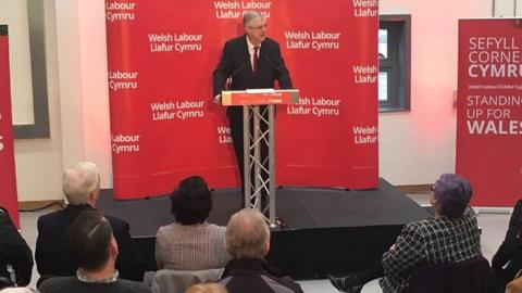 Lansiad ymgyrch etholiad Llafur Cymru yng Ngholeg Cambria, Wrecsam