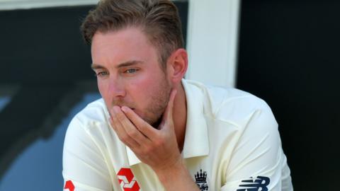 England bowler Stuart Broad