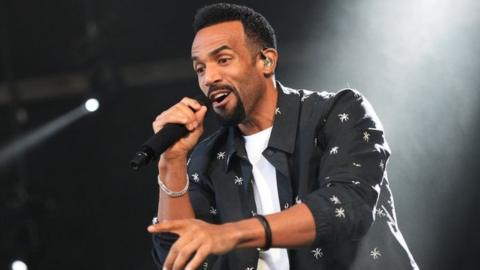 Craig David performing