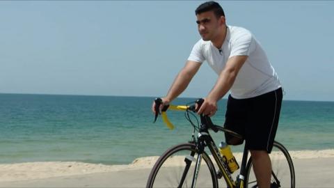 Ala Al-Daly, Palestinian cyclist
