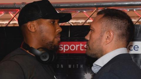 Anthony Joshua and Kubrat Pulev