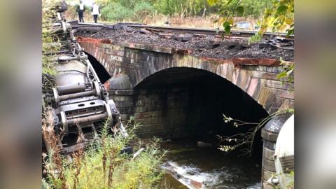 Train crash in Carlisle