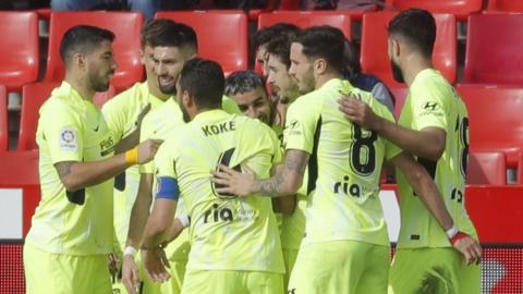 Atletico Madrid celebrate