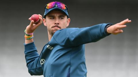 England bowler Josh Tongue in a training session ahead of making his Test debut against Ireland at Lord's