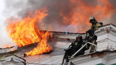 Fire at Blagoveshchensk hospital, 2 Apr 21