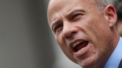 Attorney Michael Avenatti speaks to the press outside federal court after being arraigned, May 28, 2019