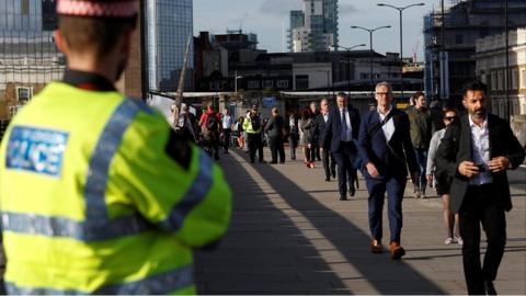 Police on London Bridge