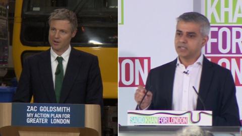 Zac Goldsmith / Sadiq Khan