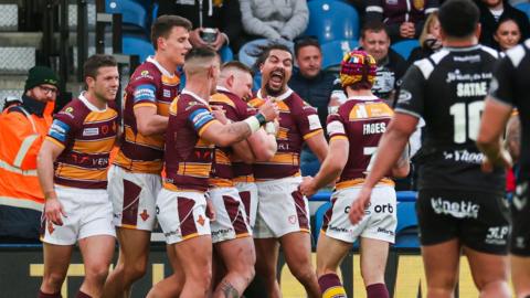 Huddersfield celebrate