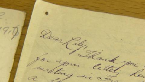 Love letters from world war one