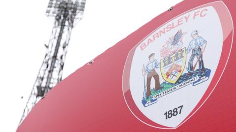 Barnsley badge at the stadium