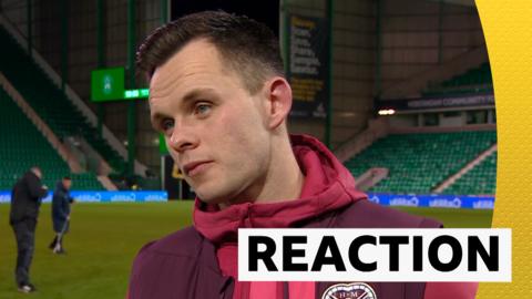 Hearts striker Lawrence Shankland