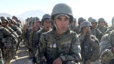 Afghan army recruits, 19 October 2020