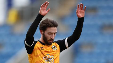 Newport midfielder Josh Sheehan
