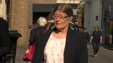 Susan Smith arriving at Bristol Crown Court on Thursday