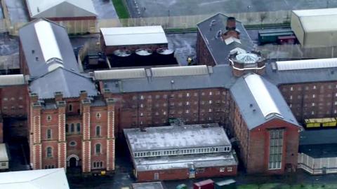 Liverpool jail aerial shot