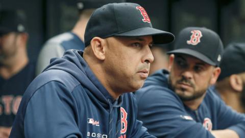 Bostion Red Sox manager Alex Cora