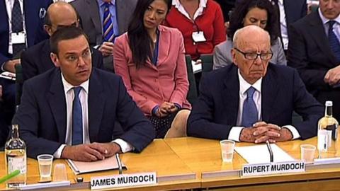 In 2011, the then News Corp Chief Executive and Chairman Rupert Murdoch and son James Murdoch appeared before a parliamentary committee on phone hacking