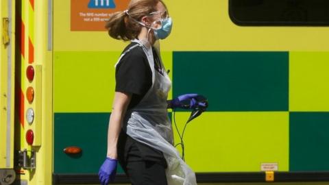 Medical worker in PPE