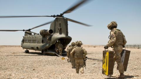 UK troops leaving Afghanistan