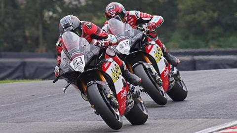 Glenn Irwin and Tommy Bridewell