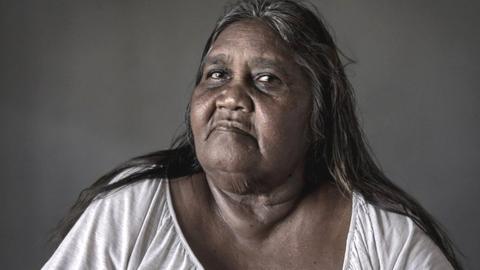 An image from photographer David Prichard's series Tribute to Indigenous Stock Women