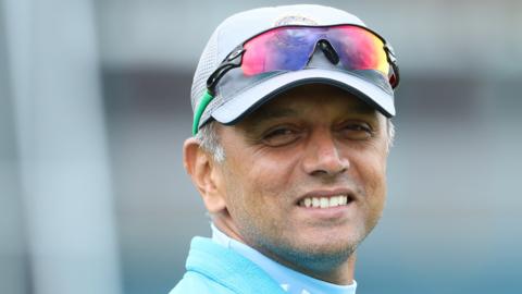 Rahul Dravid smiles