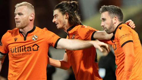 Dundee United celebrate