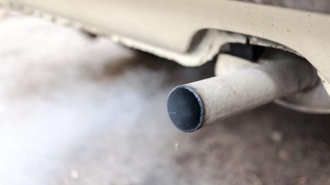 vehicle exhaust fumes