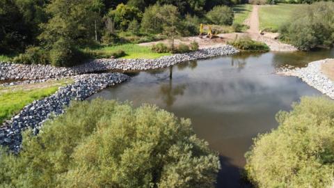 The removed weir