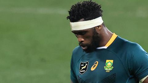 Siya Kolisi looks down