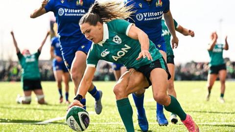 Beibhinn Parsons scored a first-half hat-trick