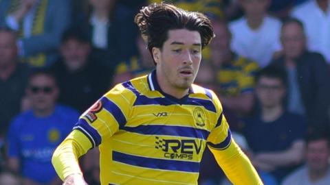 Sam Dreyer pictured during a Torquay match
