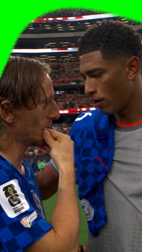 Jude Bellingham and Luka Modric