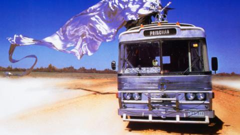 The bus from Priscilla Queen of the Desert