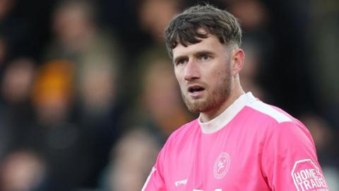 Brad Collins in action for Burton Albion on loan