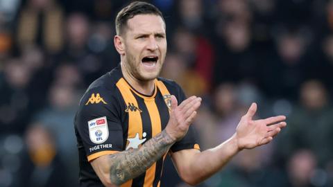 Billy Sharp in action for Hull City