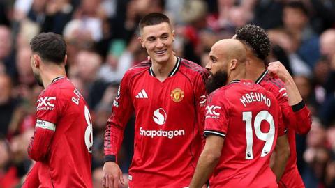 Sesko scores for Man Utd