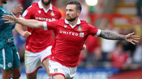 Jack Marriott celebrates his goal