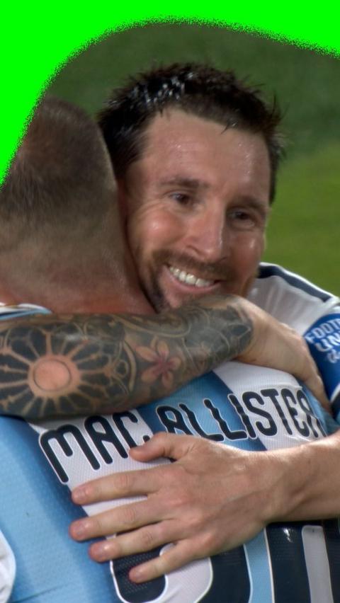 Lionel Messi and Alexis Mac Allister