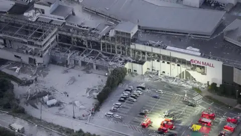 Damaged mall