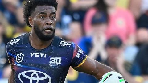  Semi Valemei in action for North Queensland Cowboys