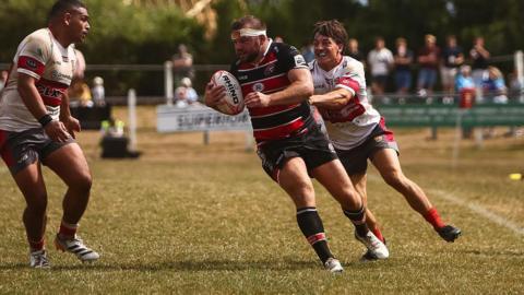 Action from Camborne v Cornish Pirates