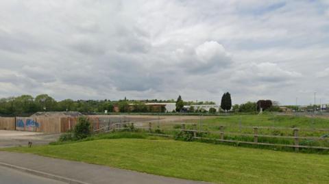 The site of the former Total petrol station