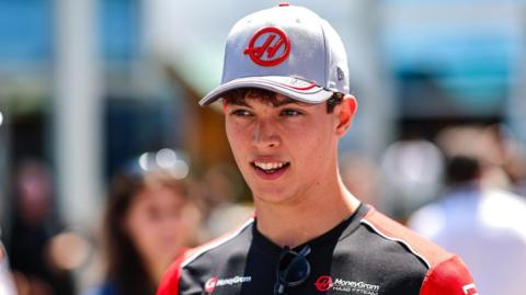 Oliver Bearman in the pit lane at the Canadian Grand Prix