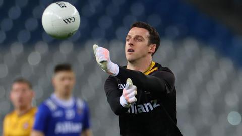 Niall Morgan in action in Ulster's win over Munster in the Interprovincial Championship which is being staged for the first time since 2016 in an attempt to road test the proposed new gaelic football rules