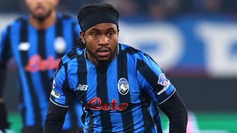 Ademola Lookman during an Atalanta match