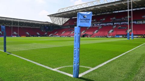 A general view inside Ashton Gate